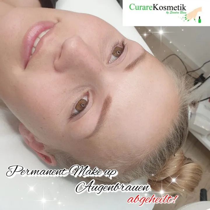 Permanent Make-up Augenbrauen, abgeheilt