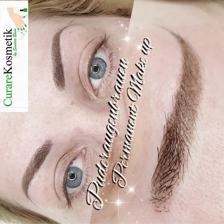 Permanent Make-up Puder-Augenbrauen